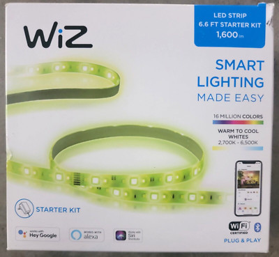 WiZ LED Lightstrip 2M (6.56 ft) Starter Kit Multi Color HomeKit New