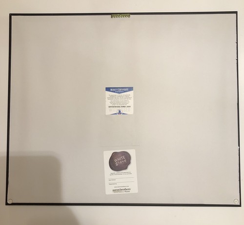 Jerry Rice Autographed 11x14 Terry Smith Print Triple Matte Professional Frame