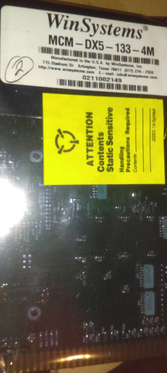 WinSystems MCMLPM-586 REV D