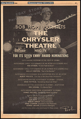 ボブホープ　パター BOB HOPE special edition BOB HOPE Presents THE CHRYSLER THEATRE__Original 1964 Trade