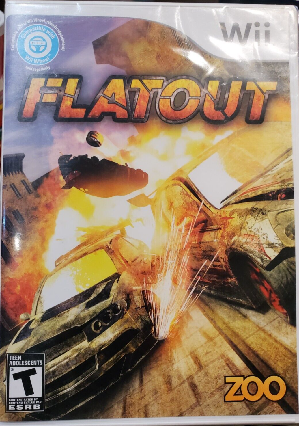 Flatout For Nintendo Wii Racing Game By Zoo Publishing New