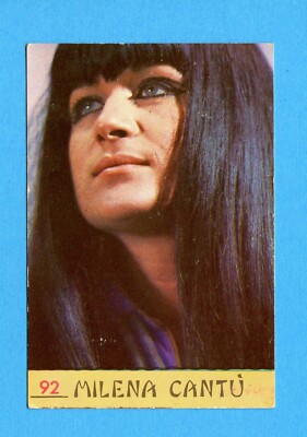 CANTANTI 68 - Panini 1968 - Figurina-Stickers - n. 92 - MILENA CANTU -New