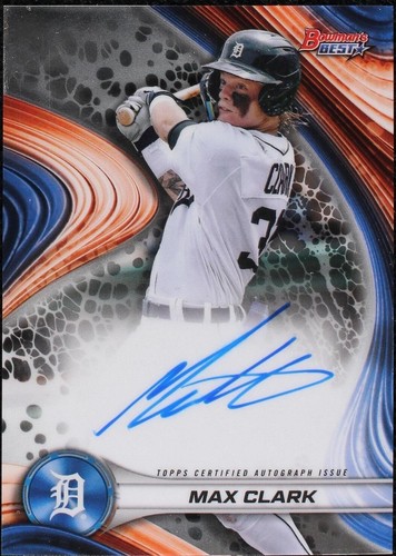 2026 Bowman Baseball #CPA-MC Max Clark Hard Signed Auto /99 Green 