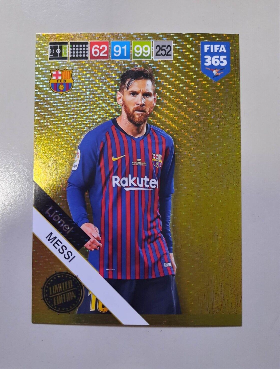 Lionel Messi 2019 Finest Careers 50枚限定 LIONEL MESSI 2018-19 TOPPS FINEST UEFA PURPLE REFRACTOR #D