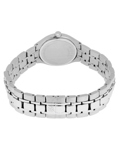 Pre-owned Movado Brand  Women's Collection Blue Dial Stainless Steel Watch 0606370