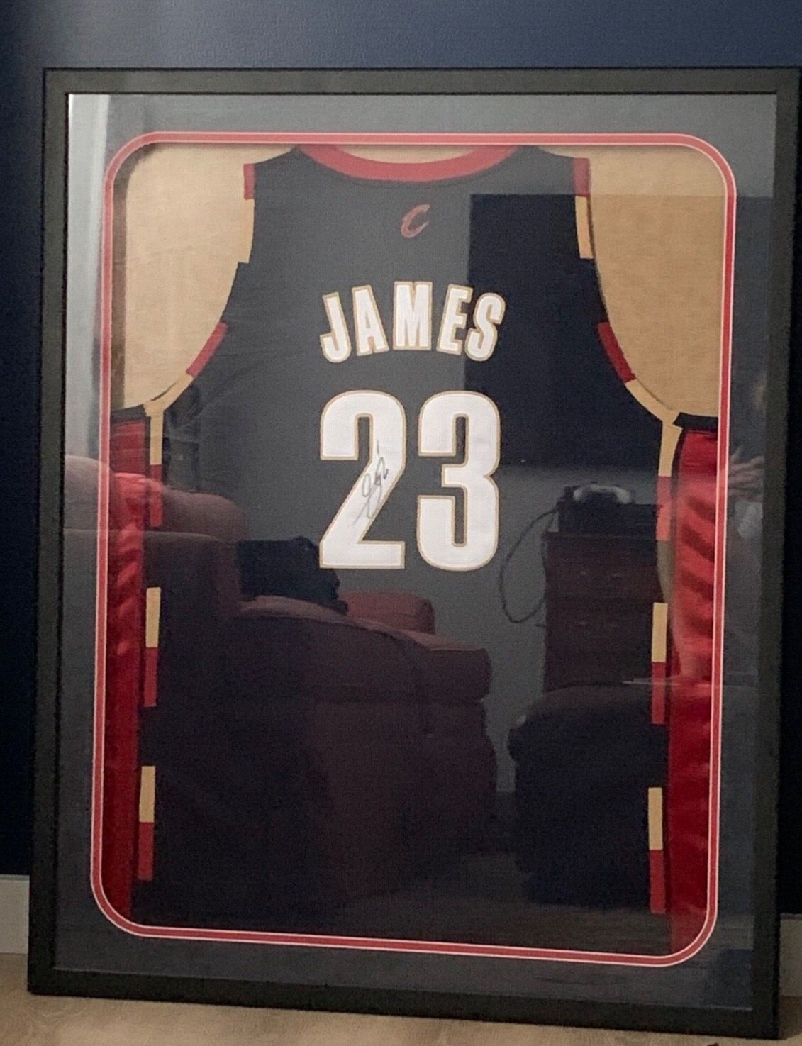 lebron james autographed cleveland jersey