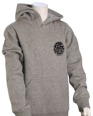 

Пуловер с капюшоном для гидрокостюма Rip Curl Boys Icon — серый марль — новинка, Grey