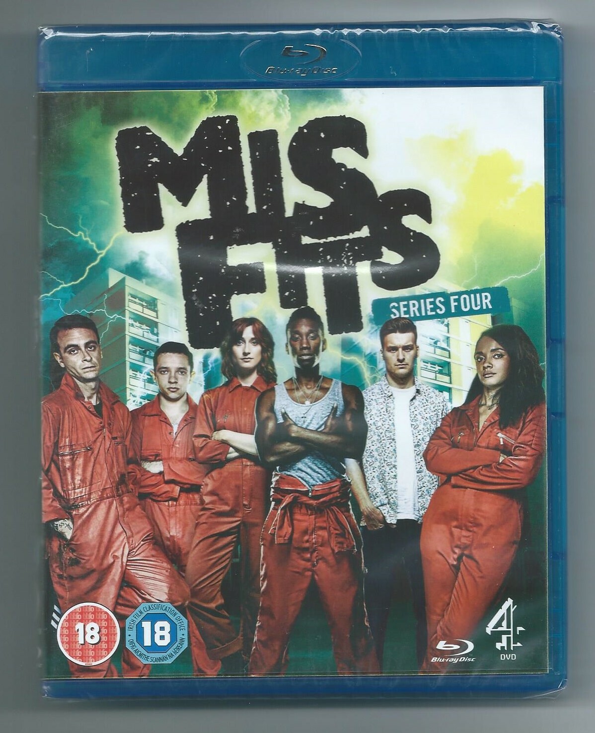 Misfits Series 4 Complete Blu-ray 2011 Rated 18 Comedy Drama