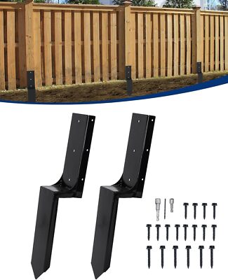 4x4 Fence Post Repair Kit Anchor Ground Spike for Easy Fence, Mailbox, Deck Post