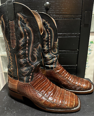 Caiman alligator boots sale