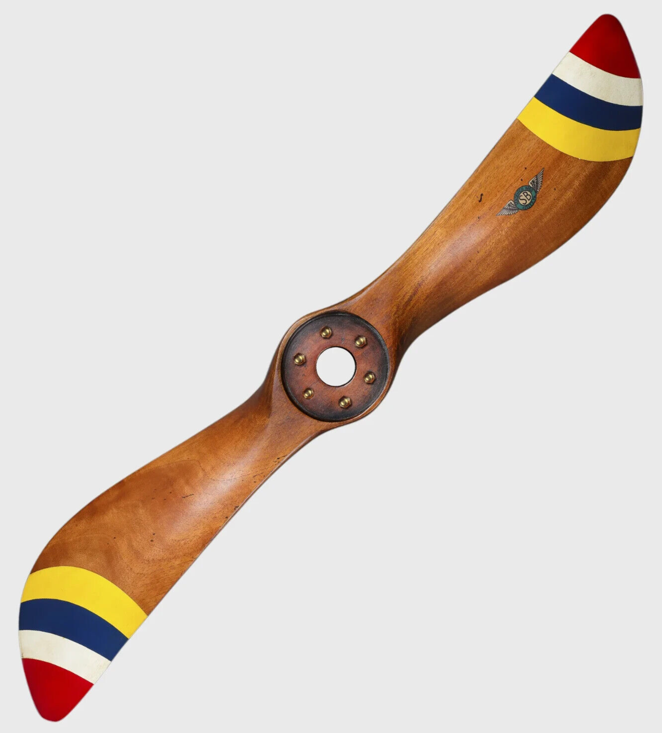 Ｗｏｏｄ  Ｎ  brothers   Prop  Shiner Sensenich Bros WWI Wood Propeller 31