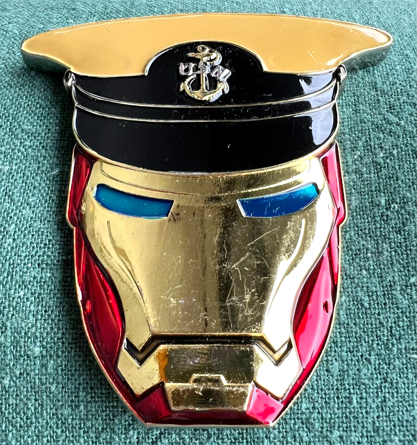 チャレンジコイン　IRONMAN USN CHALLENGE COIN UNITED STATES NAVY IRON MAN SQUADRON CHIEF'S