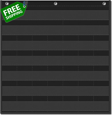 Classroom Monthly Calendar Pocket Chart for 2.75 * 2.75 Cards,Homeschool Supplie