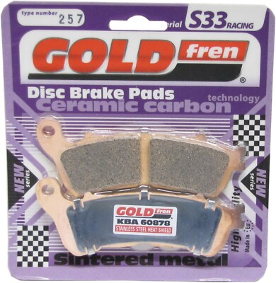 Goldfren S33 Brake Pads Front For Honda NC 700 DC-700 Integra Scooter 2012-2014