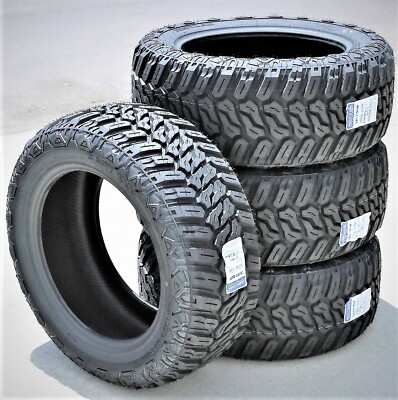 5 Tires LT 35X12.50R22 Maxtrek Mud Trac MT M/T Load E 10 Ply