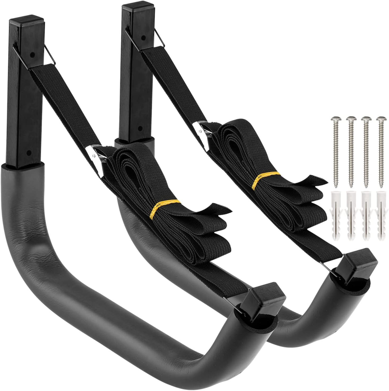 Storage Rack, 15inch Wall Mount Paddle Board Storage Hooks, 