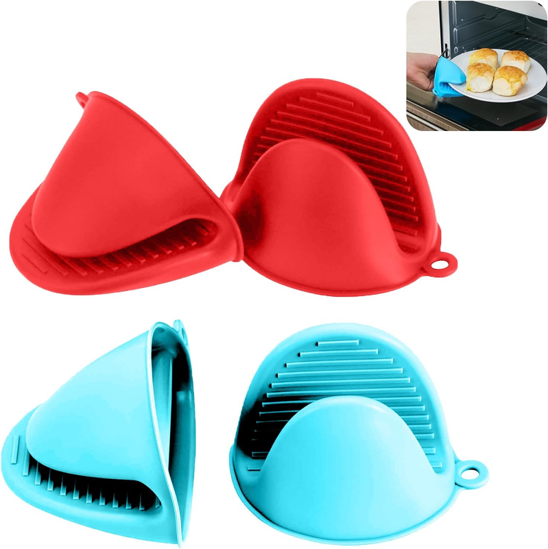 2-Set Oven Mitts, Mini Heat Resistant Oven Gloves, Comfortable Use, Kitchen Glov