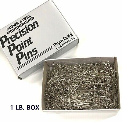 Prym Dritz Sharp Point Dressmaker's Straight Pins, 1 Lb Box