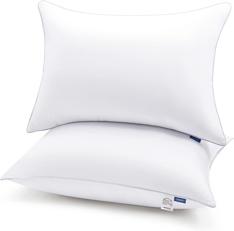 Queen Size Set Of 2, Hotel Quality Bed Pillows For Sleeping 