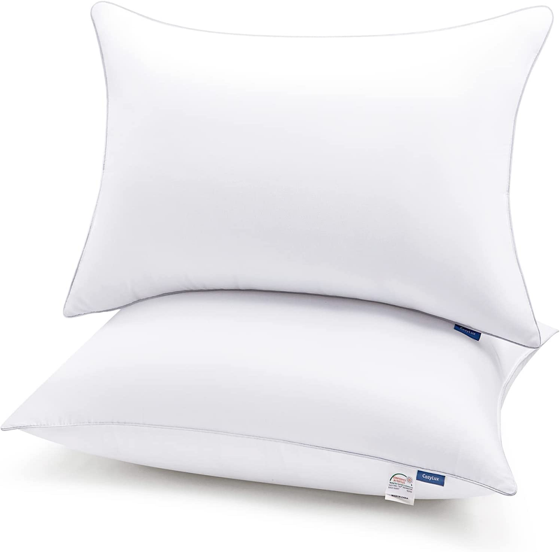 Queen Size Set Of 2, Hotel Quality Bed Pillows For Sleeping 