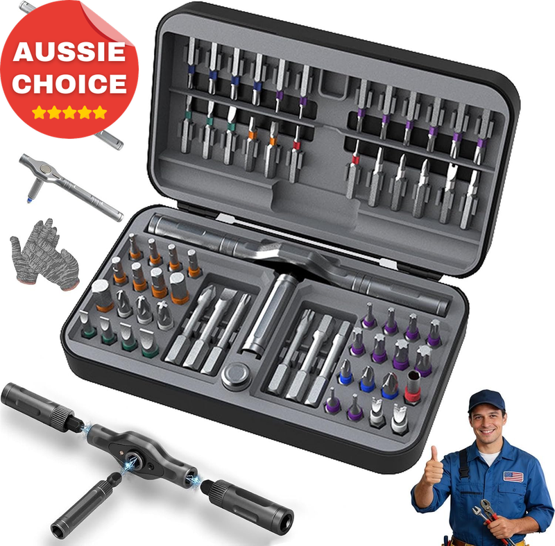 24 in 1 Magnetic Ratchet Screwdriver Set Toolsons Multitool Set 66 in 1