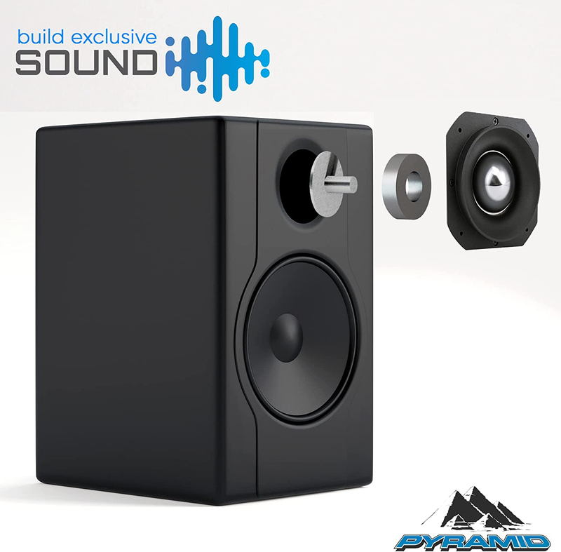 Pyramid 3&rdquo; Car Audio Speaker Tweeter - 1000 Watt High Power 3 Inch Super Titaniu