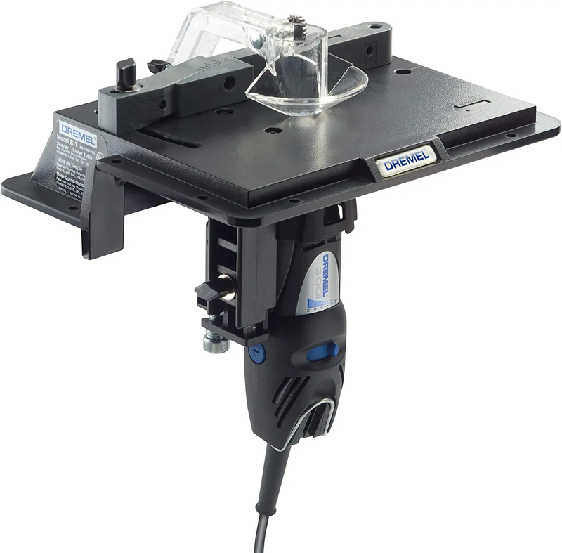 Portable Rotary Tool Shaper and Router Table- Woodworking Attachment