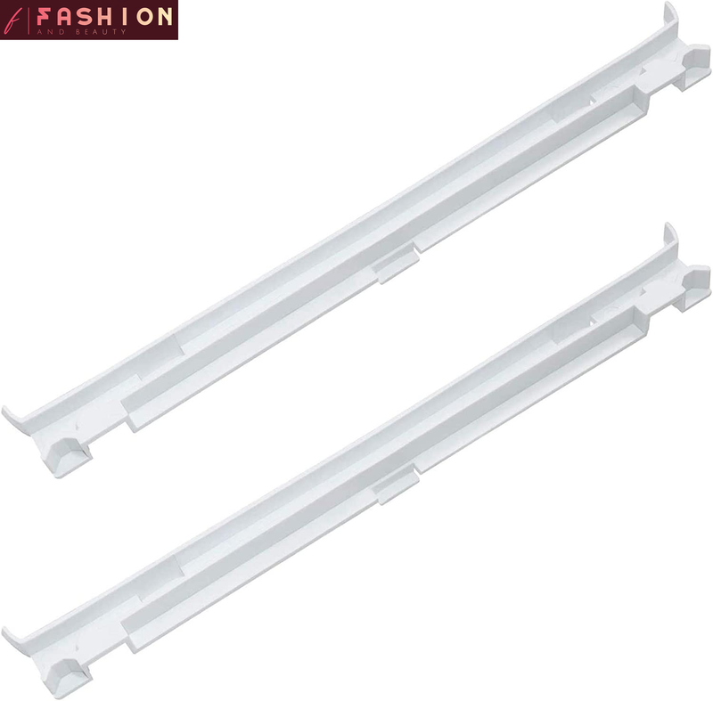 2-Pack Track Refrigerator Crisper Drawer Slide Rail Fit Whirl-Pool Refrigerator