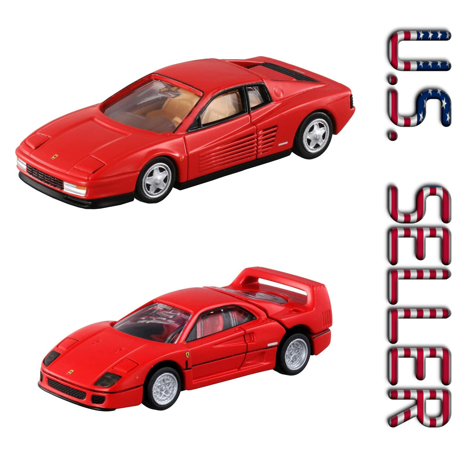 Ferrari Testarossa & F40 クリスタル 置物 Ferrari Testarossa & F40 クリスタル 置物 Ferrari フェラーリ