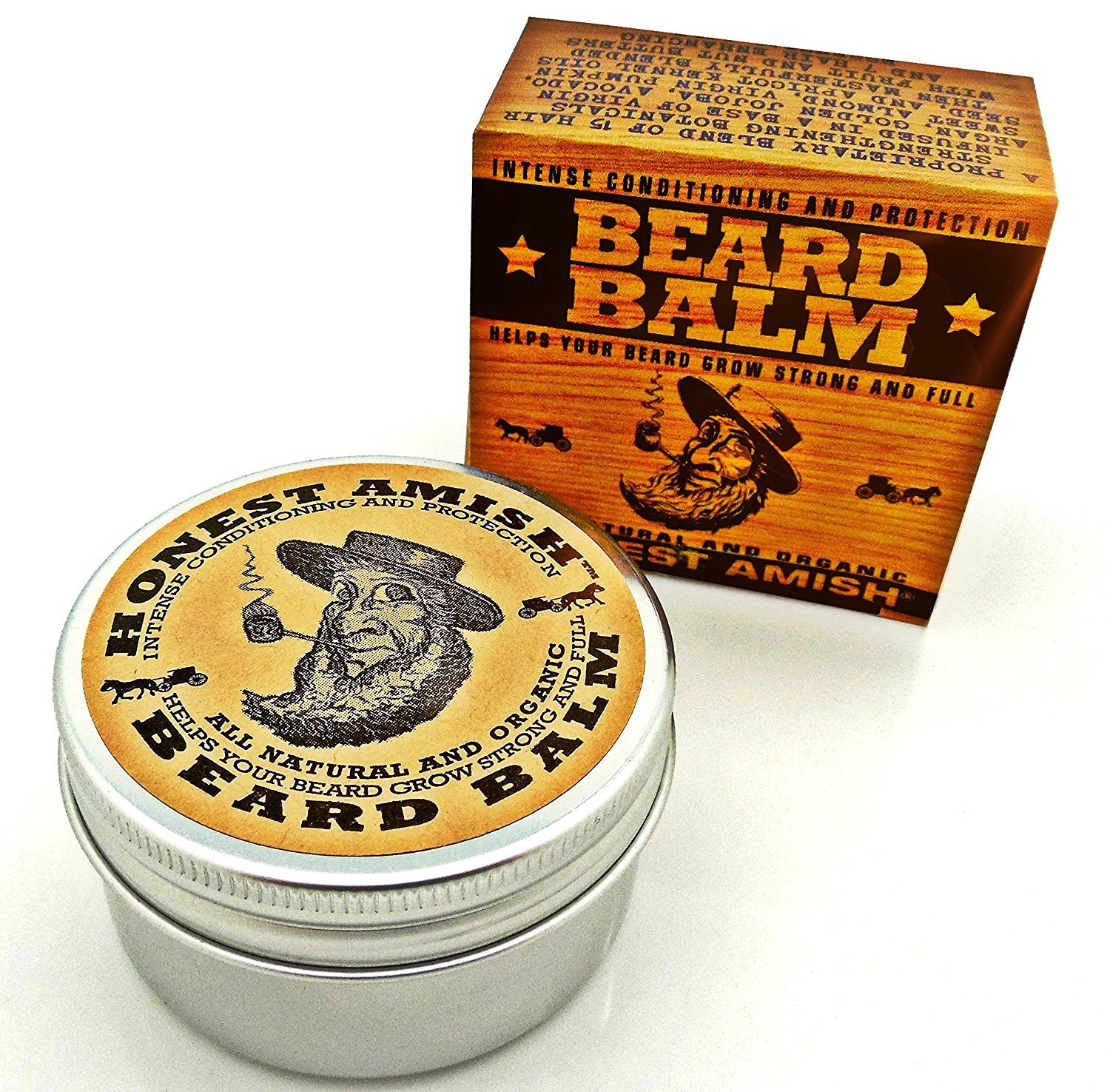 UPC 850016005021 product image for Honest Amish Beard Balm Leave-in Conditioner - All Natural -vegan Friendly Oils | upcitemdb.com