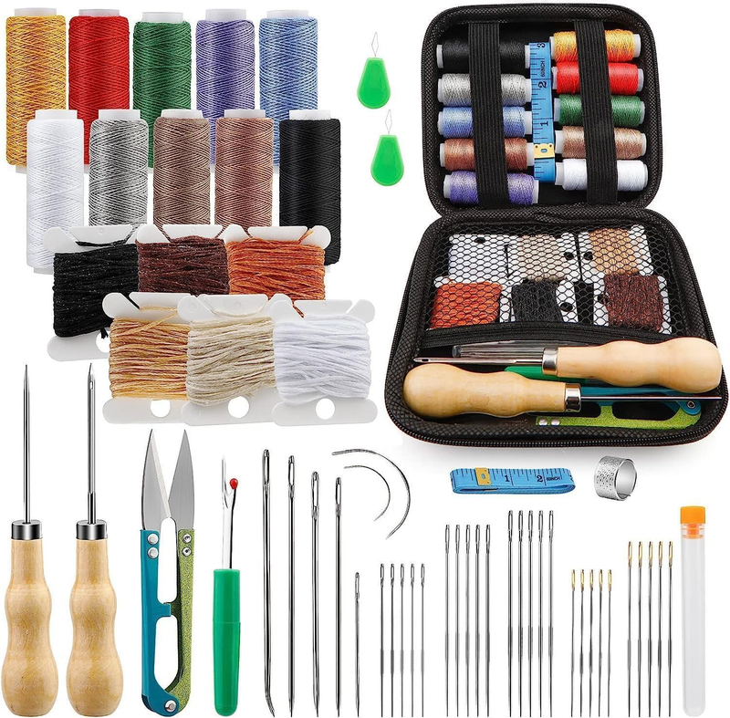 Leather Sewing Kit, Heavy Duty Repair Sewing Kit, Complete Beginner Upholstery R