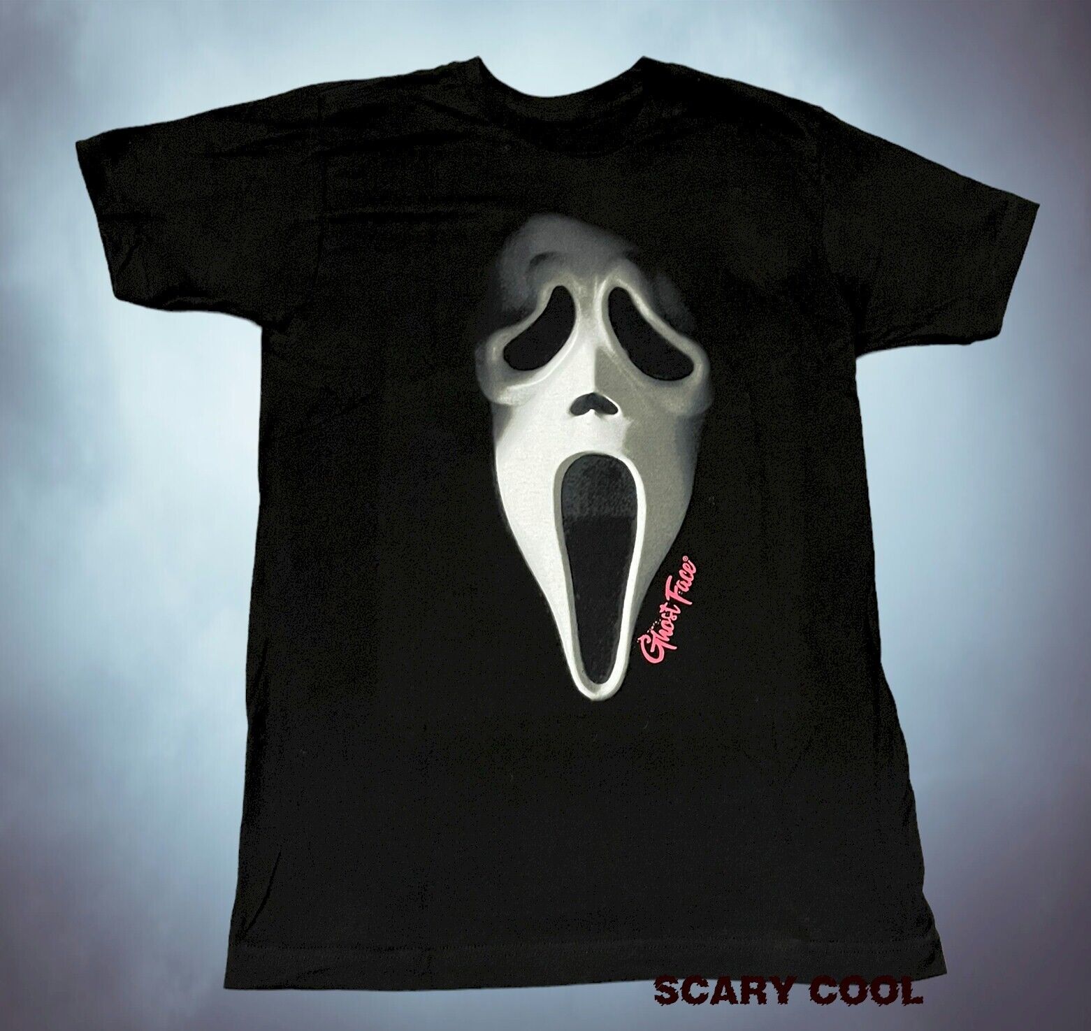 New Scream Ghostface Mask Horror Movie Black 1996 Mens Vintage T-Shirt New Scream Ghostface Mask Horror Movie Black 1996 Mens Vintage T-Shirt