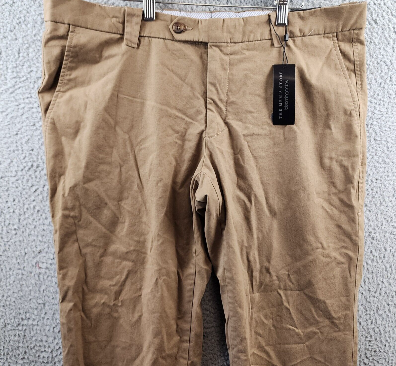 The Men's Store at Bloomingdale's Classic Fit Chino Pants Men's 38Wx34L Tan - Picture 3 of 14