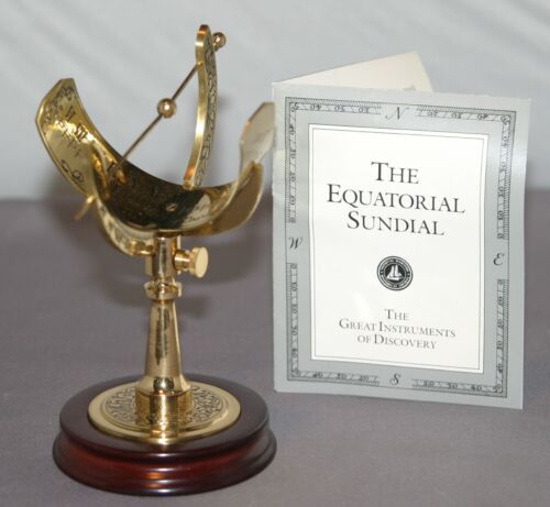 Equatorial Sundial from Franklin Mint