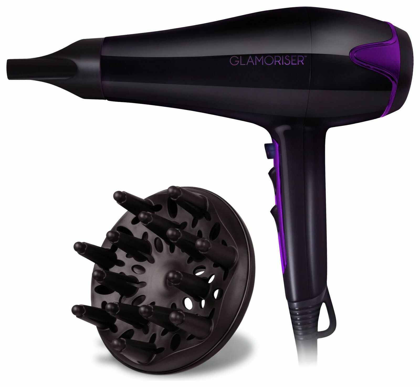 Glamoriser Black Edition 2500W Hair Dryer Black for sale online
