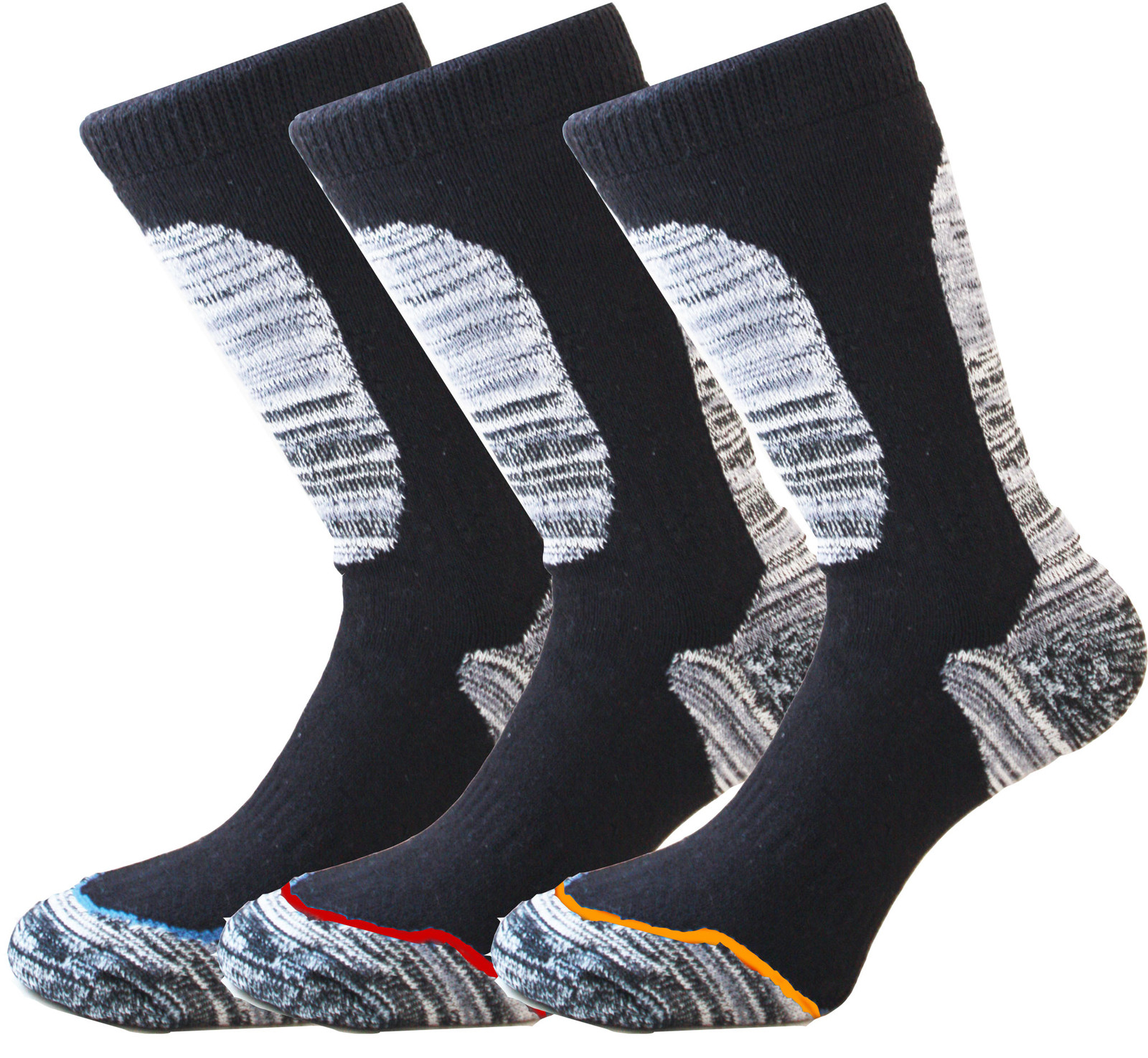 12 Pairs Mens Ultimate Work Boot Socks Cushion Sole Reinforced Toe Size 611 14 eBay