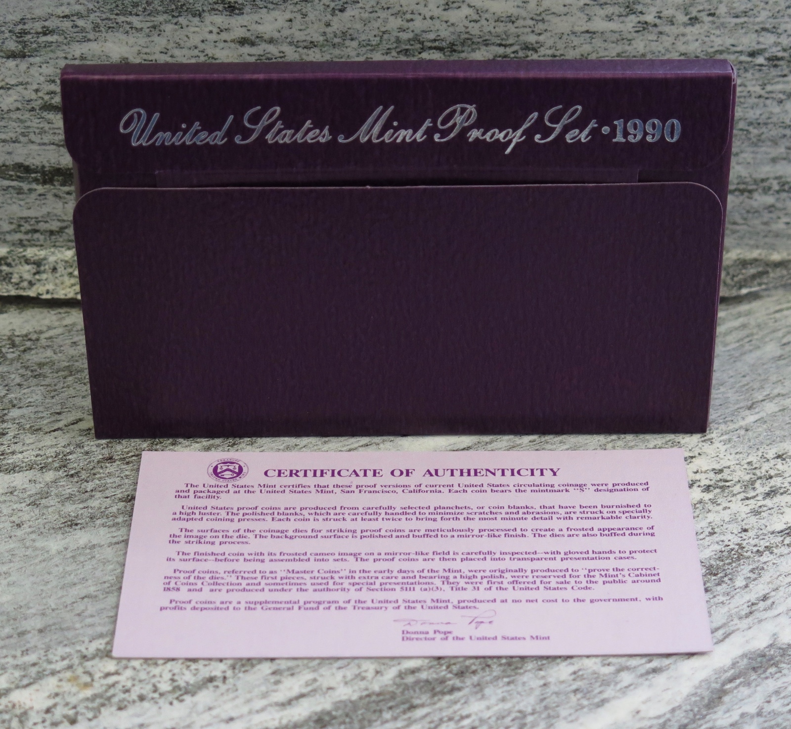 1990 S UNITED STATES US MINT 5 COIN CLAD PROOF SET