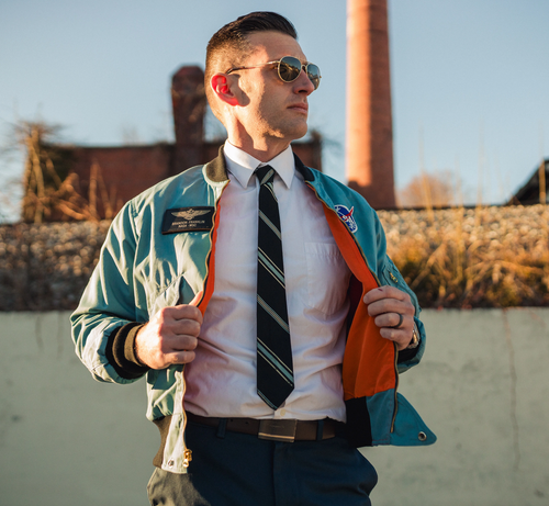 NASA Apollo II フライトジャケット ネイビー ALPHA INDUSTRIES」 —NASA FLIGHT JACKET- | RUDO-WEB
