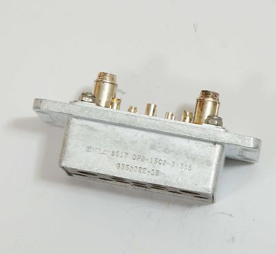 ITT Cannon DPD-15C2-3-33S Rack and Panel Connector NOS 12/85 Silver Contacts