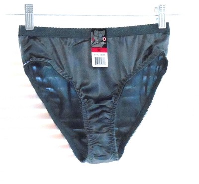 Bikini Panties 90% Nylon 10% Spandex Black Size XL 34/36