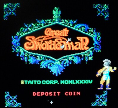 GREAT SWORDSMAN - Taito/Romstar Arcade - LOGIC PCB SET - Working 100%