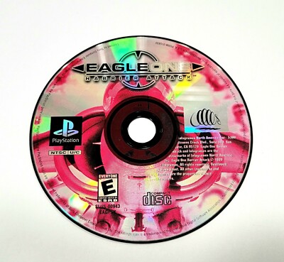 Eagle One: Harrier Attack | Sony PlayStation 1, 1999 | Game ONLY | Tested 