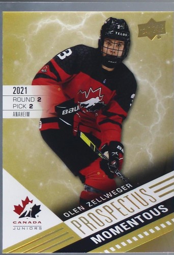 2021 Upper Deck Team Canada Juniors - Olen Zellweger #PM-18
