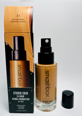 Smashbox Studio Skin 24 Hour Hydra Foundation Oil-Free - 3.1 - 1fl.oz.oliq./30mL