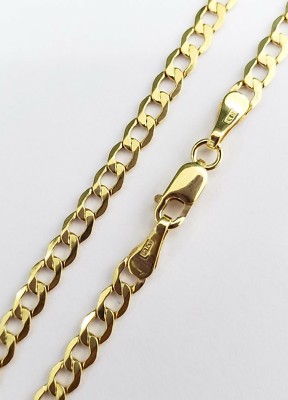 Pre-owned Miami Cuban Real 10k Mens 2.5mm Yellow Gold  Chain Necklace 20 Inch Unisex