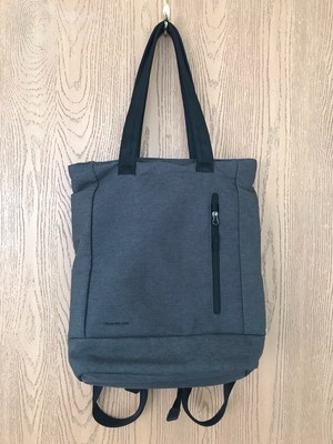 Travelon Black 5-Point Anti-Theft Security Tote Bag Urban Convertible Tote Gray