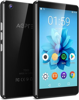 AGPTEK T06S WiFi MP3 Player w/ Bluetooth and 5MP Camera 4 inch Touch Screen 16GB