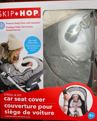 Skip Hop Winter Car Seat Cover Stroll Go Heather Grey eBay
