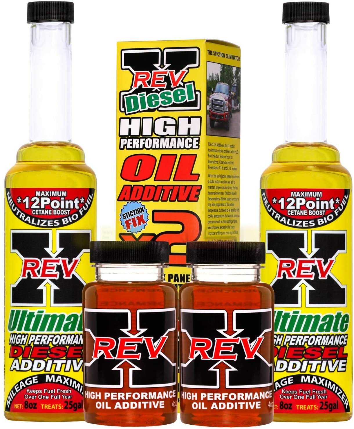 REVX Super Diesel Kit Oil Additive & Ultimate Fuel Treatment For