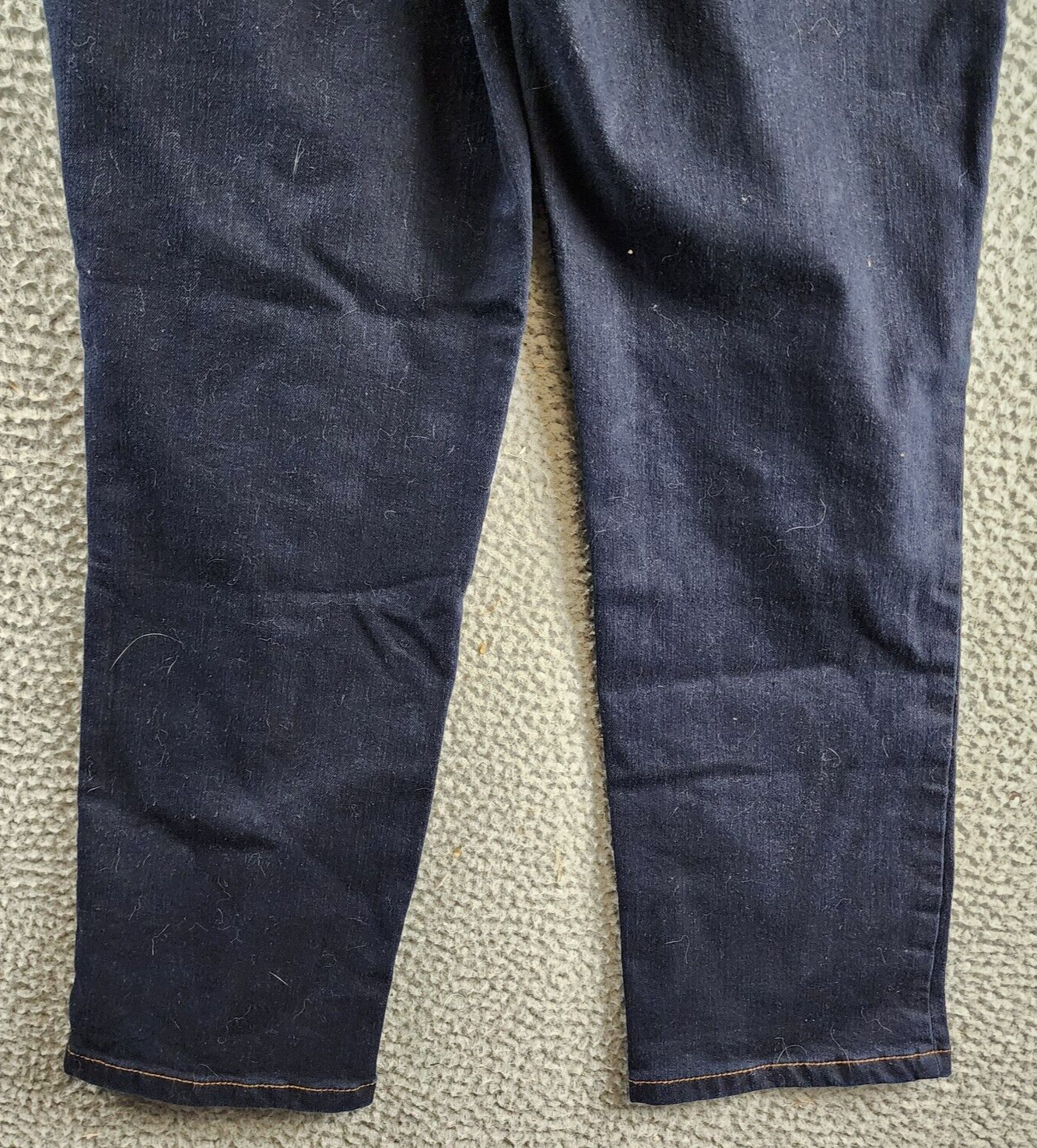 Gloria Vanderbilt Petites High-Rise Straight Leg Jeans Women's 10PS Rinse Noir~ - Picture 14 of 15